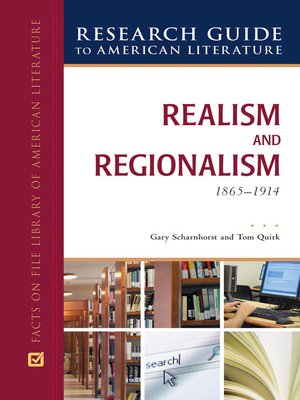 cover image of Realism and Regionalism, 1865-1914